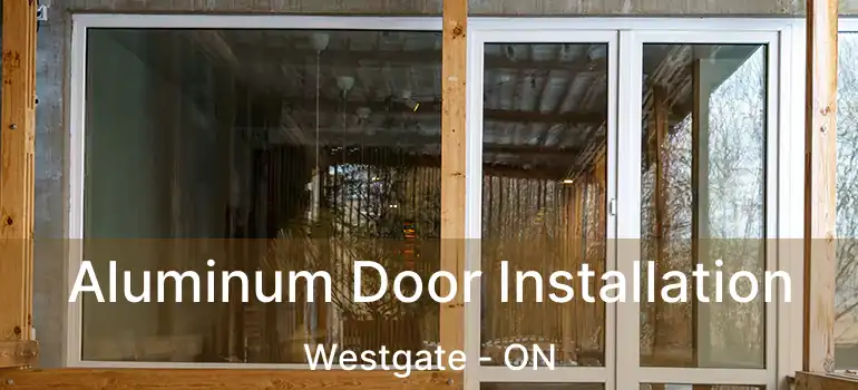  Aluminum Door Installation Westgate - ON
