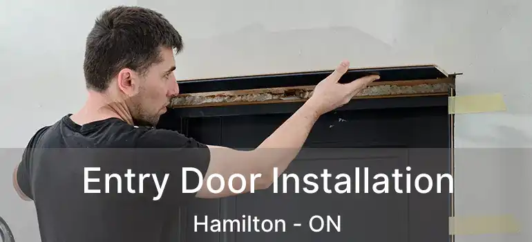  Entry Door Installation Hamilton - ON