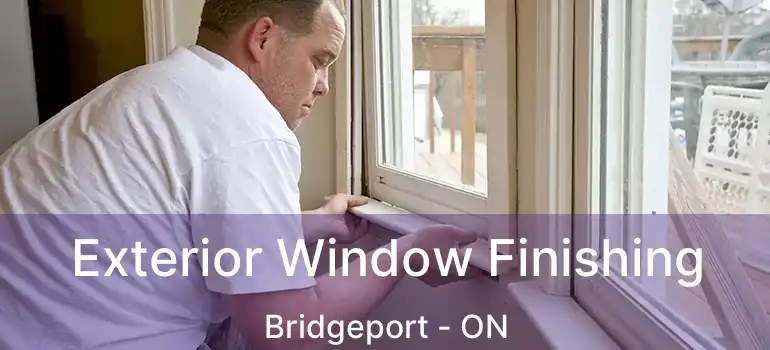  Exterior Window Finishing Bridgeport - ON