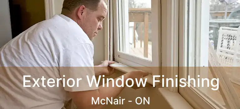  Exterior Window Finishing McNair - ON