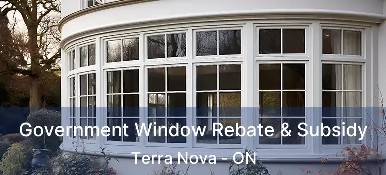  Government Window Rebate & Subsidy Terra Nova - ON