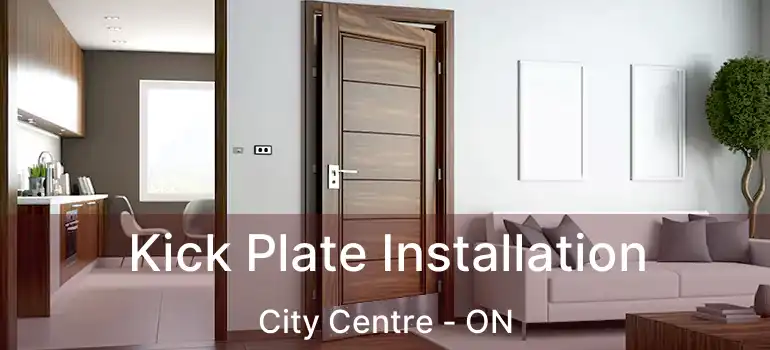  Kick Plate Installation City Centre - ON