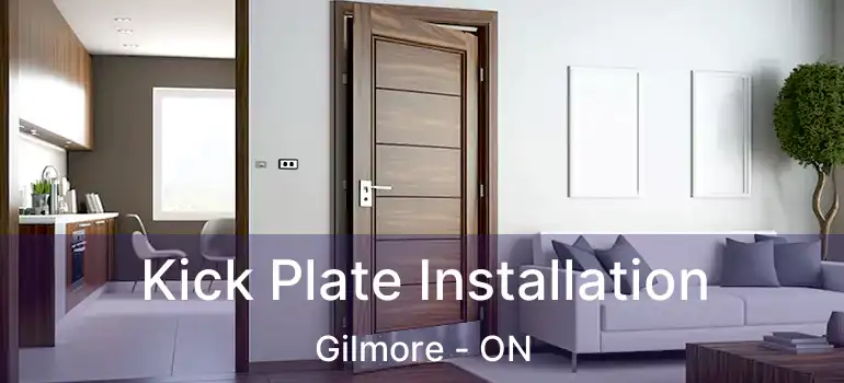  Kick Plate Installation Gilmore - ON