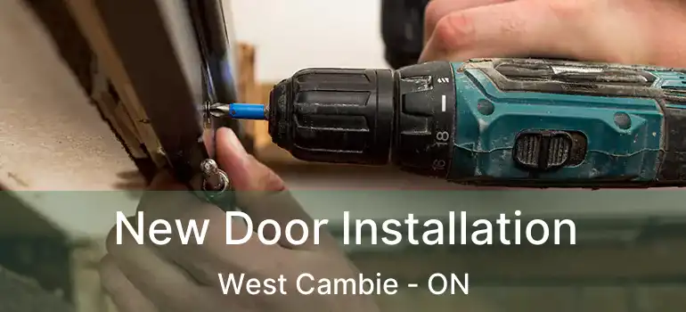  New Door Installation West Cambie - ON