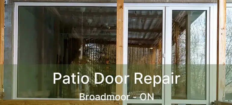  Patio Door Repair Broadmoor - ON