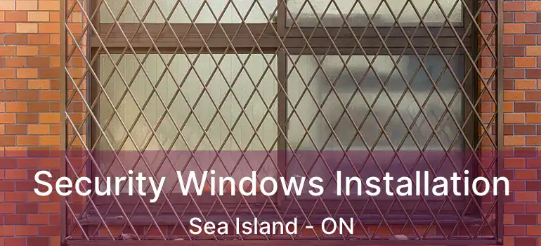  Security Windows Installation Sea Island - ON
