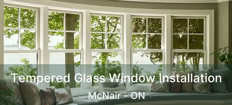  Tempered Glass Window Installation McNair - ON