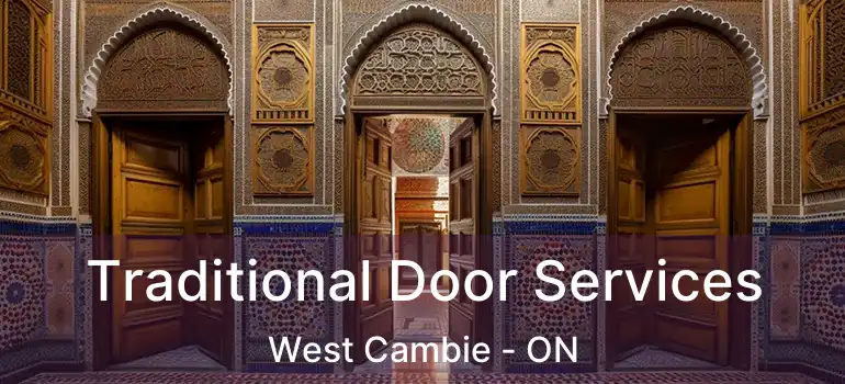  Traditional Door Services West Cambie - ON