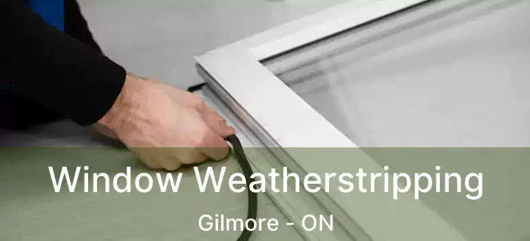  Window Weatherstripping Gilmore - ON