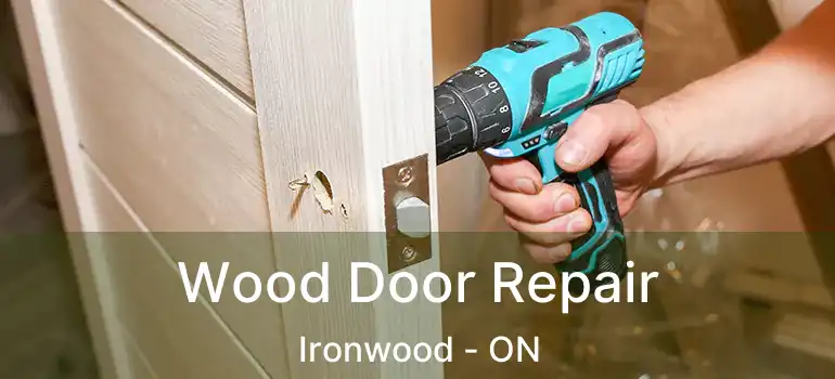  Wood Door Repair Ironwood - ON